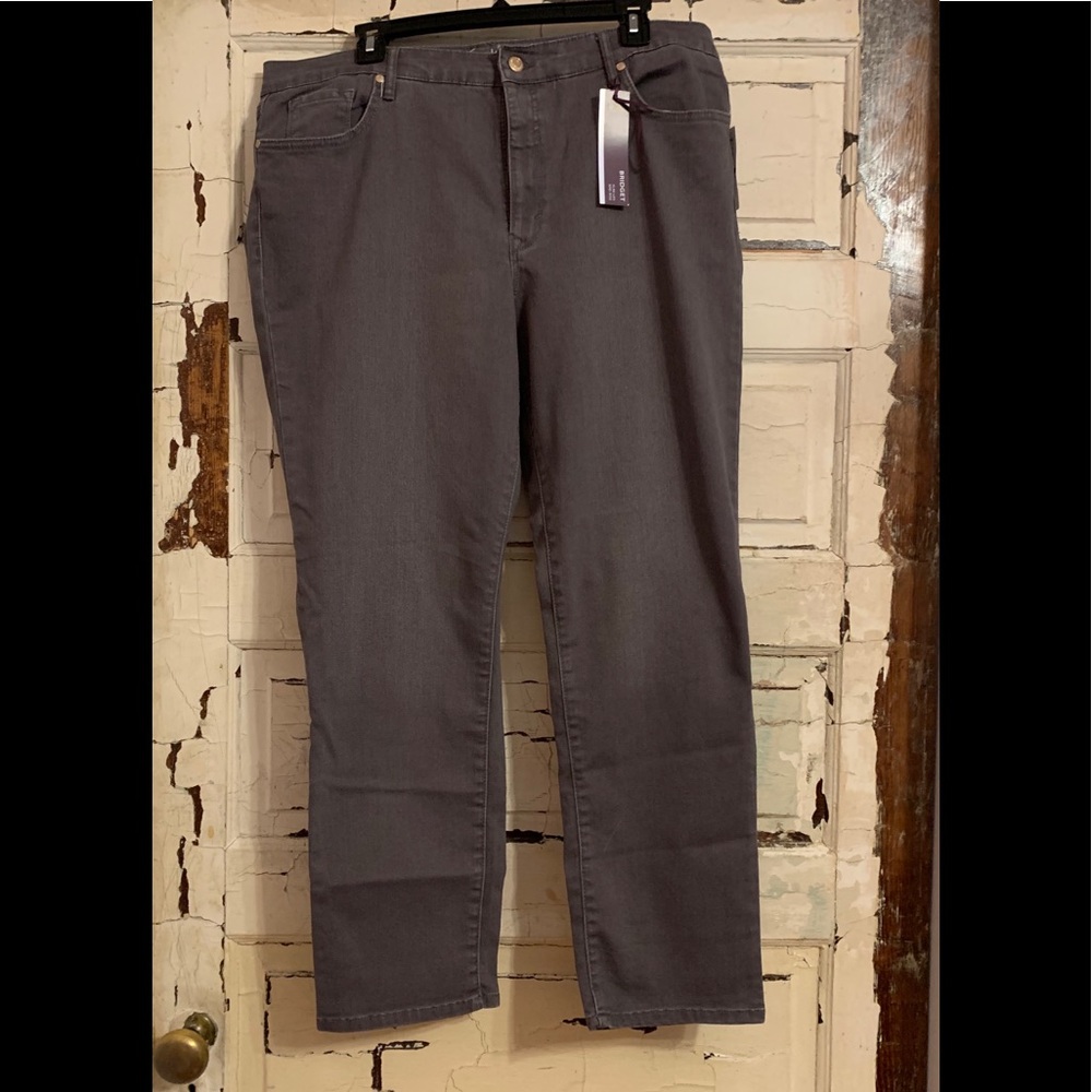NWT Gloria Vanderbilt Bridget Gray Jeans
